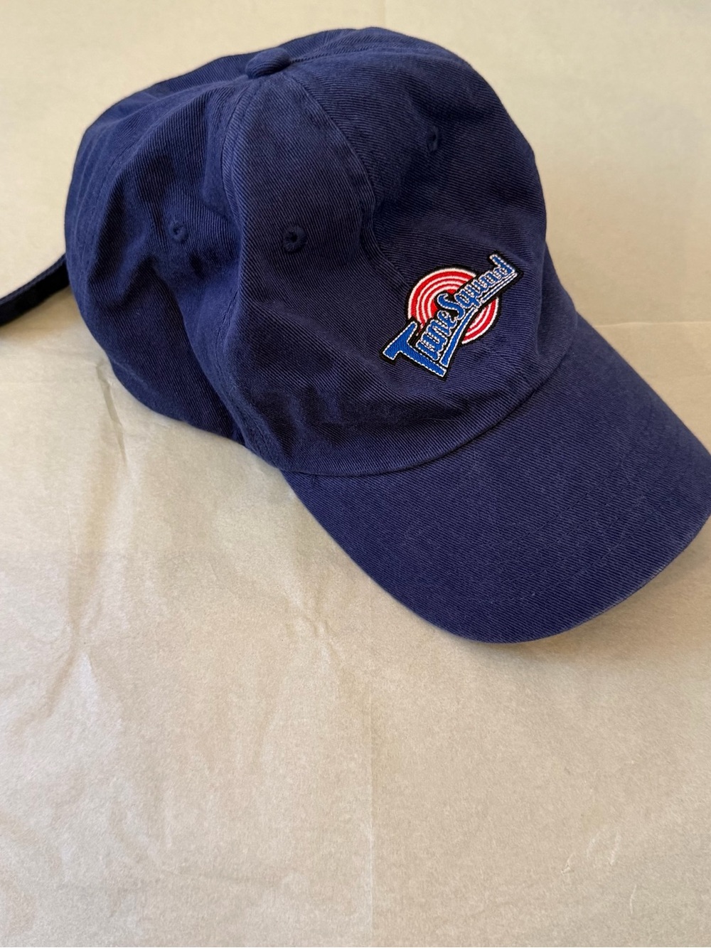 Navy Blue Embroidered Baseball Cap